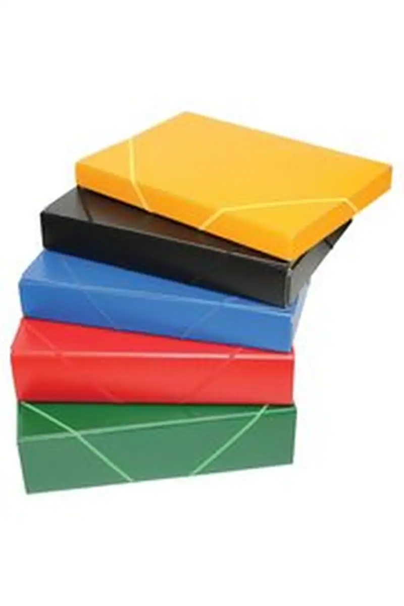 CARPETA PROYECTOS GOMAS Fº CARTON GOFRADO LOMO 7CM AZUL