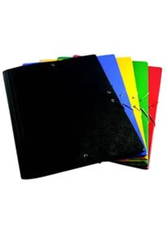 CARPETA DIBUJO A2 CARTON GOFRADO GOMAS S/SOLAPAS NEGRO