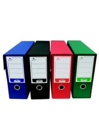 CAJA TRANSFERENCIA Fº CARTON FORRADO NEGRO EN GELTEX