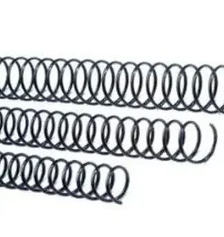 C/100 ESPIRAL METALICA NEGRA 16MM PASO 5:1