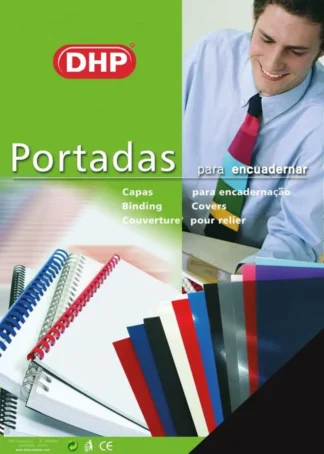 PACK 100 PORTADA A4 PVC 180 MICRAS COLOR NEGRO