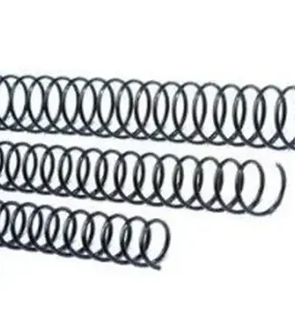 C/50 ESPIRAL METALICA NEGRA 34MM PASO 5:1