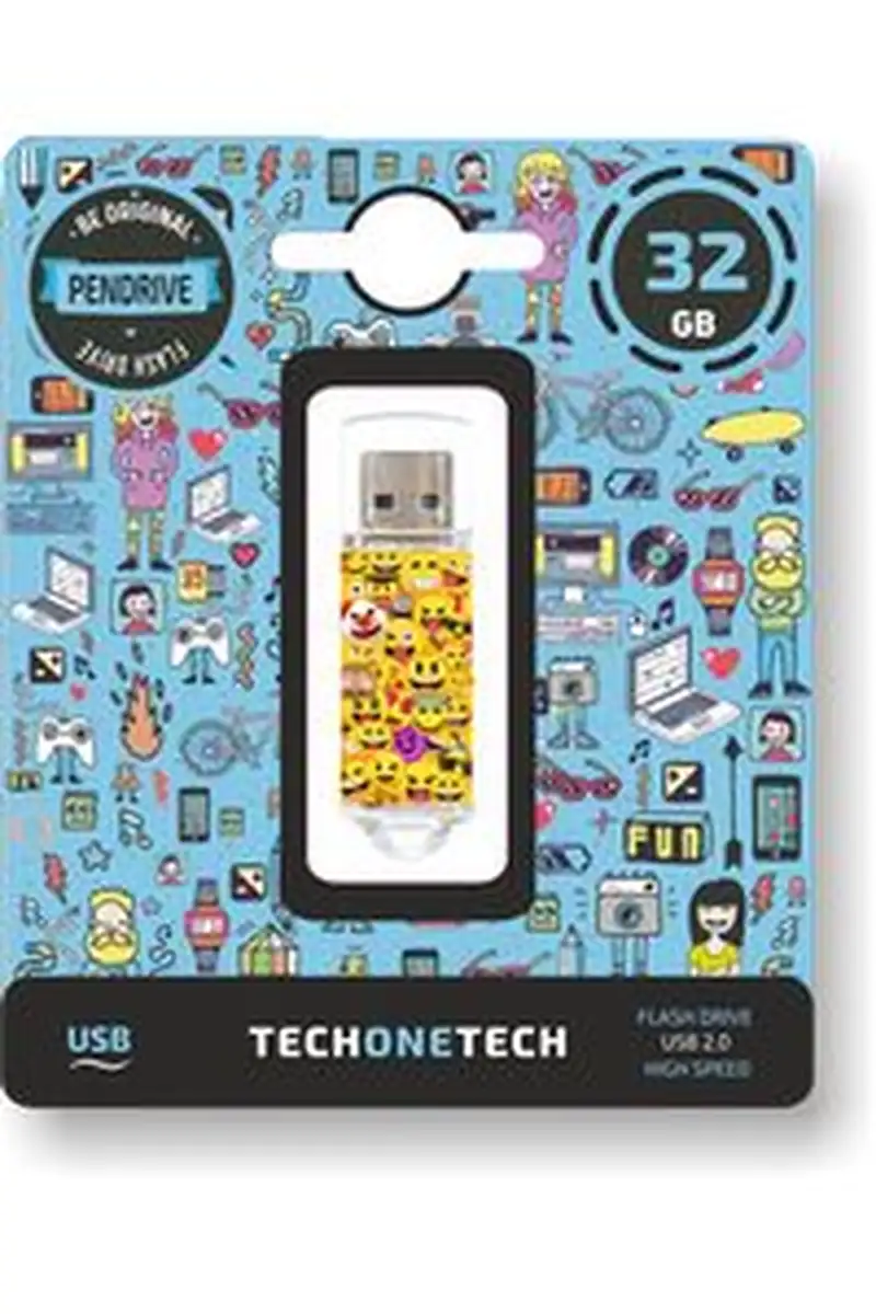 PENDRIVE 32GB USB 2.0 EMOJIS