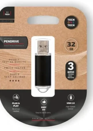 PENDRIVE 32GB USB 2.0 NEGRO