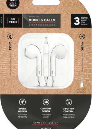 AURICULARES ERGONOMICOS EARTECH TECH ONE TECH BLANCO