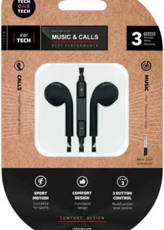 AURICULARES ERGONOMICOS EARTECH TECH ONE TECH NEGRO