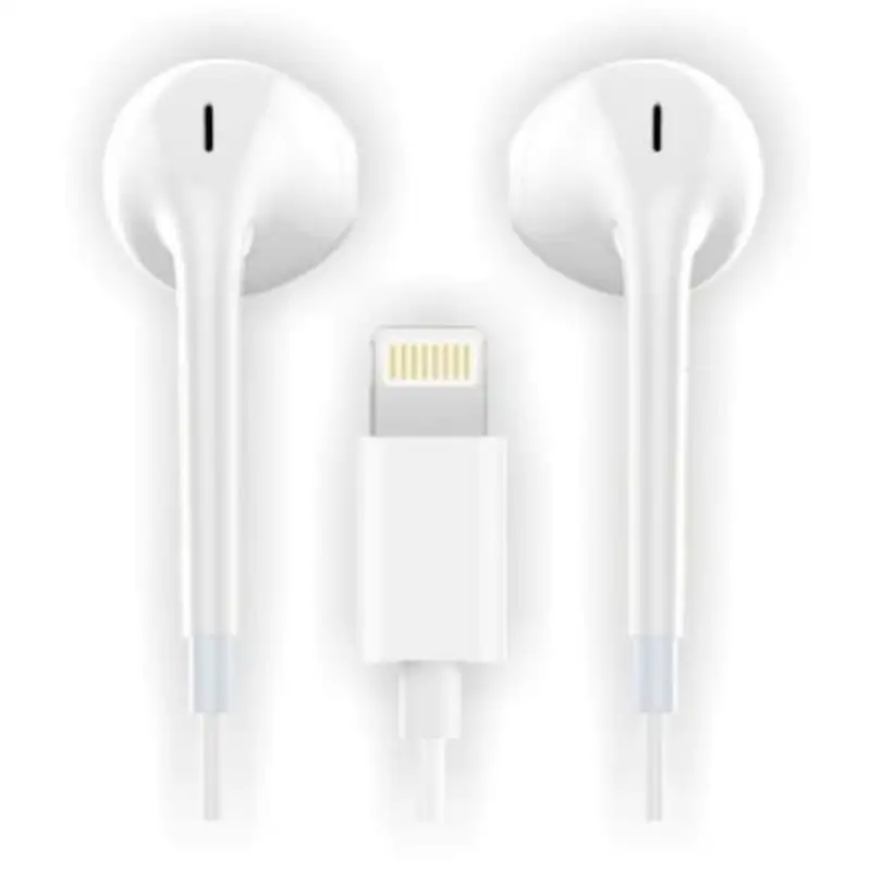 AURICULARES HIP BLANCOS LIGHTNING COMPATIBLES CON APPLE