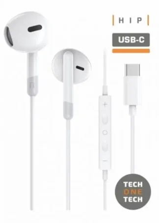 AURICULARES HIP TECH BLANCOS INTRAUDITIVOS