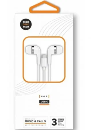 AURICULARES HOP BLANCOS INTRAUDITIVOS CONECT USB-C