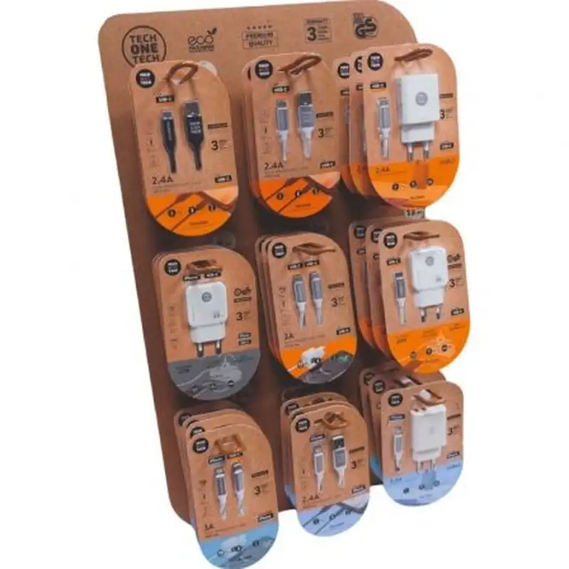 EXP 27 CARGADORES Y CABLES EKO MODELOS SURTIDOS