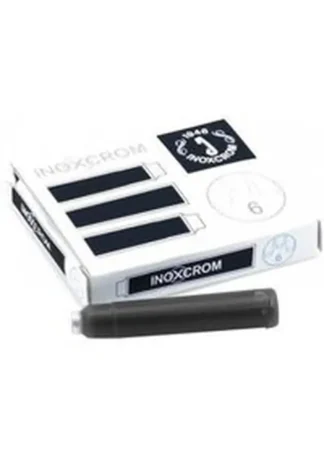 ESTUCHE 6 CARTUCHOS TINTA NEGRA PARA PLUMA