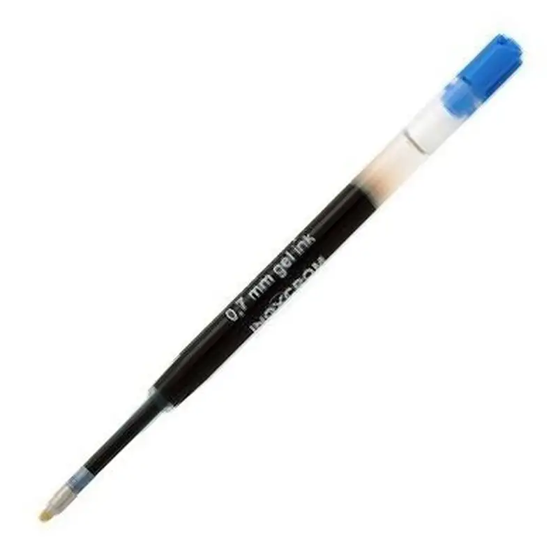 BLISTER 5 RECAMBIO BOLIGRAFO INOXCROM GEL IN-IN AZUL 0,7MM