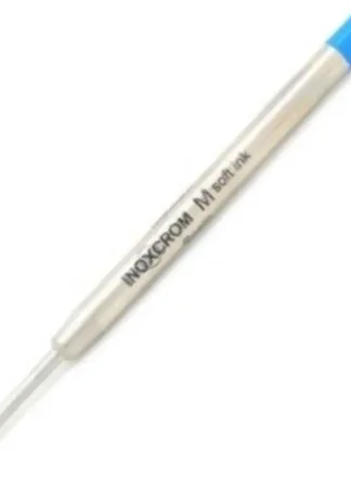 C/25 RECAMBIO METALICO BOLIGRAFO INOXCROM IN-IN AZUL 1MM