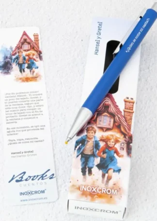 ESTUCHE BOLIGRAFO BOOKS CUENTOS HANSEL &GRETEL