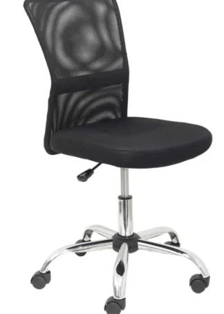 SILLA PARDAL RESPALDO MALLA NEGRO