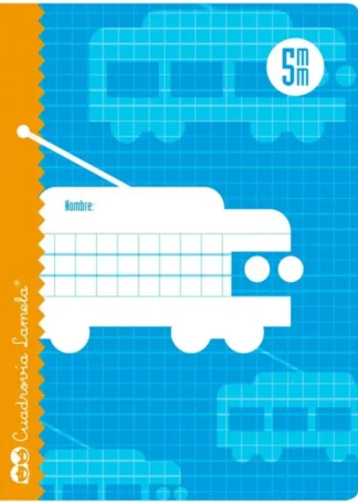 LIBRETA 4º 16H 70G CUADROVIA 5MM