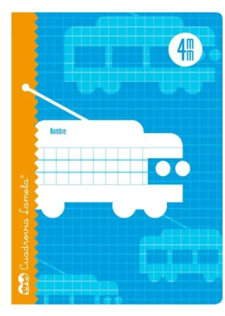 LIBRETA 4º 30H 70G CUADROVIA 4MM