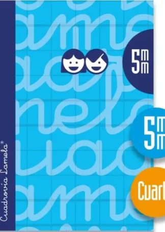 CUADERNO ESPIRAL 4º 80H 90G 5MM AZUL CUADROVIA EXTRADURA