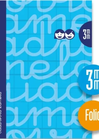 CUADERNO ESPIRAL Fº 80H 90G 3MM AZUL CUADROVIA EXTRADURA