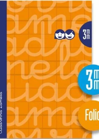 CUADERNO ESPIRAL Fº 80H 90G 3MM NARANJA CUADROVIA EXTRADURA