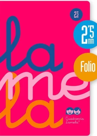 CUADERNO ESPIRAL Fº 80H 90G 2,5MM ROSA CUADROVIA PP.