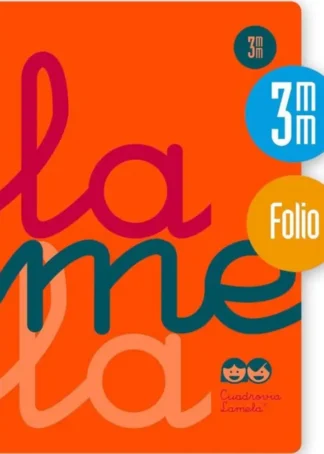 CUADERNO ESPIRAL Fº 80H 90G 3MM NARANJA CUADROVIA PP.