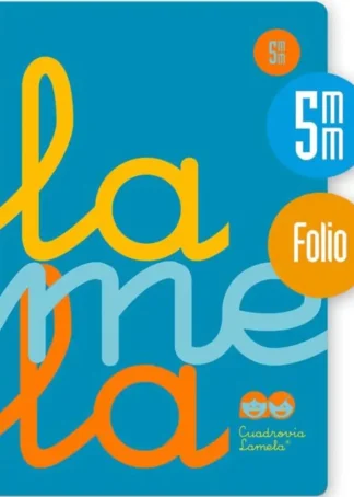 CUADERNO ESPIRAL Fº 80H 90G 5MM AZUL CUADROVIA PP.