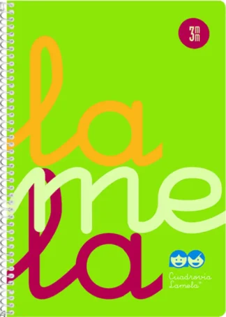 CUADERNO ESPIRAL 4º 80H 90G 3MM VERDE CUADROVIA PP.