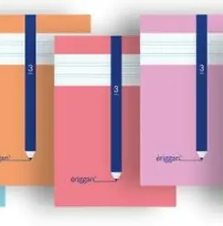 PAQ/10 LIBRETA GRAPADA A4 50H 70G CUADROVIA 3MM ERIGGAN