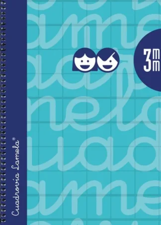 CUADERNO ESPIRAL 4º 80H 90G 3MM TURQUESA CUADROVIA EXTRADUR