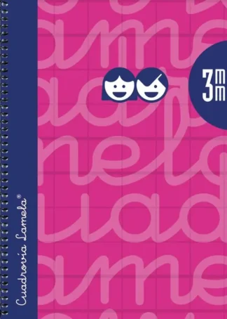 CUADERNO ESPIRAL 4º 80H 90G 3MM FUCSIA CUADROVIA EXTRADURA