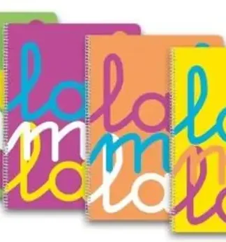 PACK 6 CUADERNO ESPIRAL Fº 80H 90G 5MM CUADROVIA PP SURTIDO