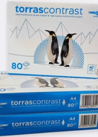 C/5 PAQUETE 500 HOJAS A4 80G TORRAS CONTRAST