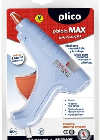 PISTOLA ENCOLADORA MAX 60W + 2 BARRAS PLICO