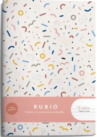 LIBRETA A5 44H 80G. PAUTA MONTESSORI 5MM. CON MARGEN