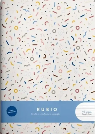 LIBRETA A4 44H 80G. PAUTA MONTESSORI 3,5MM CON MARGEN