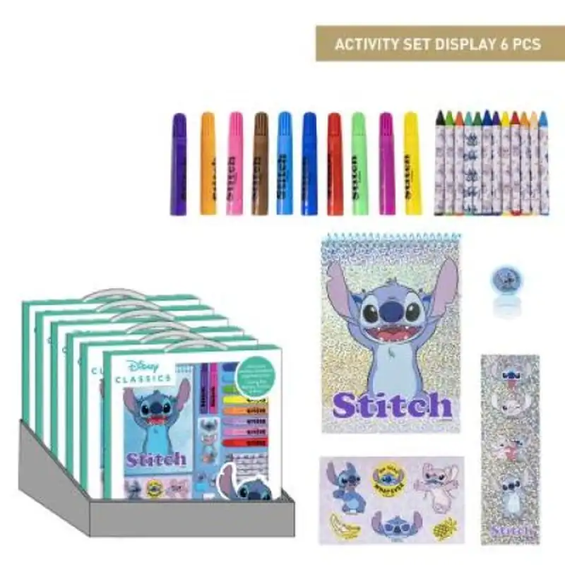 SET DE PAPELERIA COLOREABLE DISPLAY STITCH