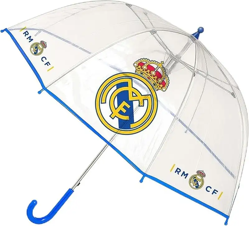 PARAGUAS MANUAL INFANTIL BURBUJA REAL MADRID