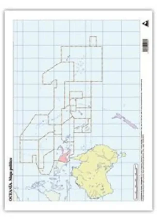 PAQ/50 MAPAS OCEANIA POLITICO MUDOS