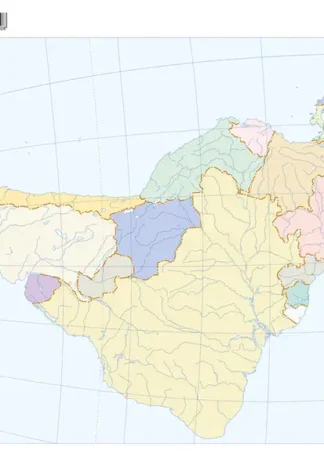 PAQ/50 MAPAS AMERICA CENTRAL Y SUR POLITICO MUDOS