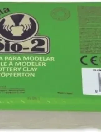 PAQ/8 ARCILLA SIO-2 ESCOLAR BLANCA 1.5KG