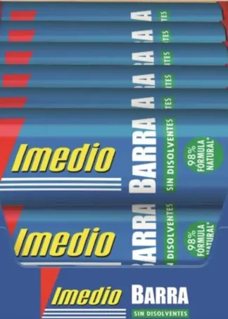 EXP 12 BARRAS PEGAMENTO IMEDIO 40G.