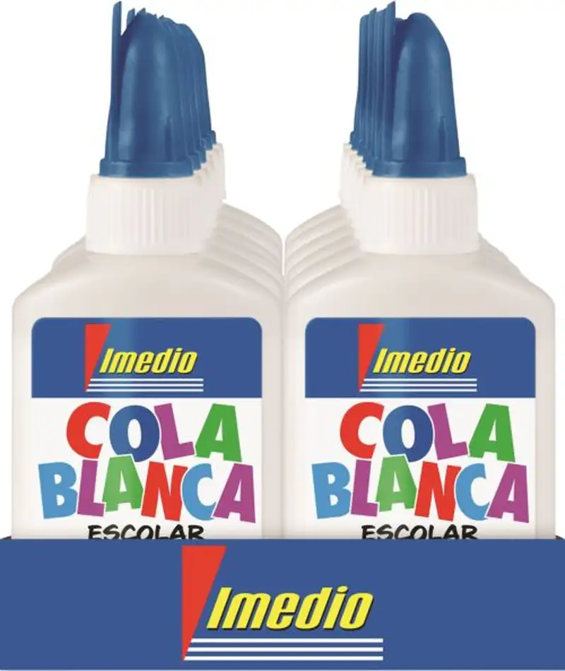 EXP 12 BOTES COLA BLANCA IMEDIO 40G