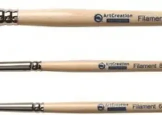 SET 3 PINCELES POLIESTER MANGO CORTO ART CREATION