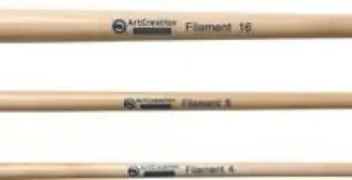 SET 3 PINCELES POLIESTER PLANO MANGO LARGO ART CREATION