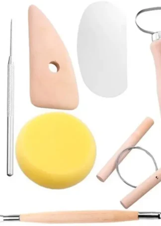 SET DE ALFARERO CERAMISTA CON 8 HERRAMIENTAS SURTIDAS