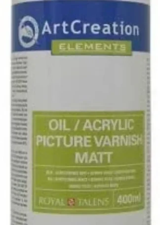 BARNIZ EN SPRAY MATE 400ML PARA OLEO Y ACRILICO