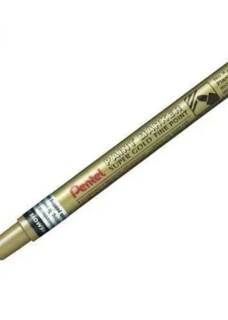 C/12 MARCADOR PERMANENTE MSP10 COLOR ORO PUNTA FINA