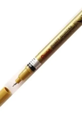 C/12 MARCADOR PERMANENTE MFP10 COLOR ORO PUNTA FINA