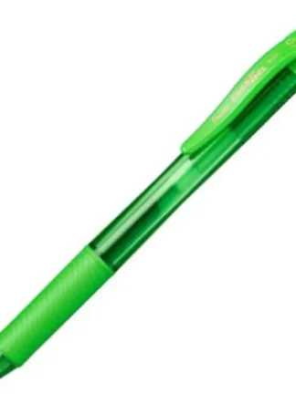 C/12 BOLIGRAFOS ENERGEL X RETRACTIL 107 VERDE FLUOR